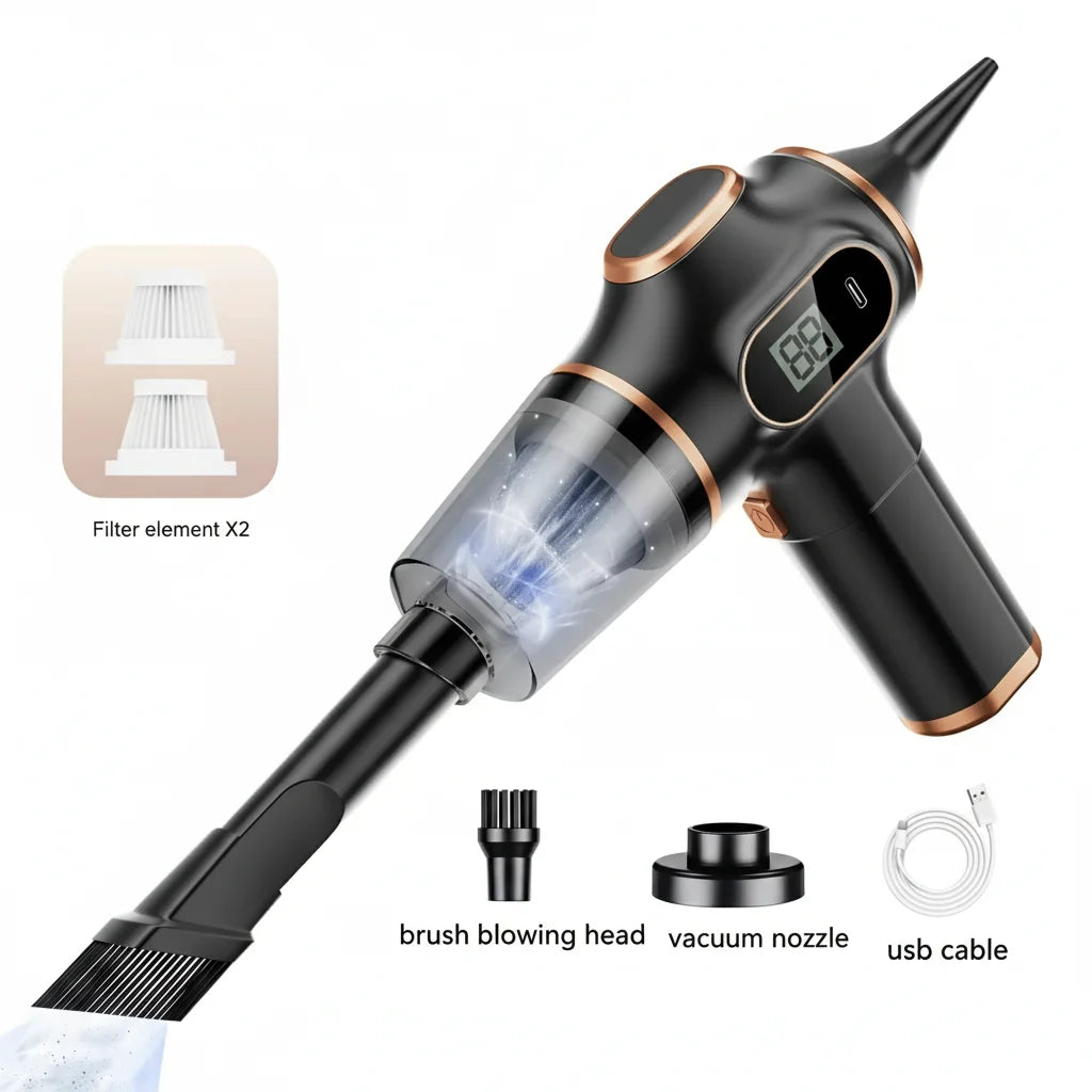 AeroClean — 4-in-1 Cordless Handheld Vacuum